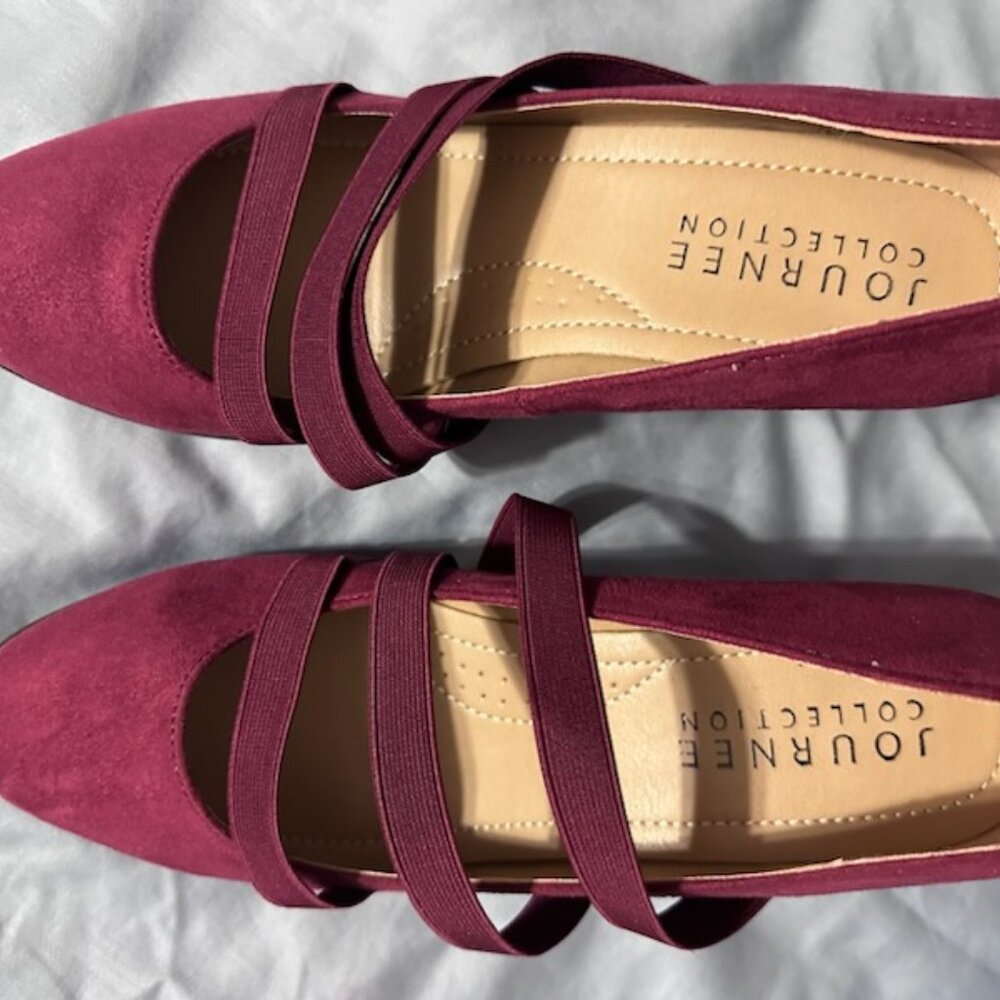 Journee Collection Womens Loren Comfort Insole Round Toe Mid Block Heel Size 10